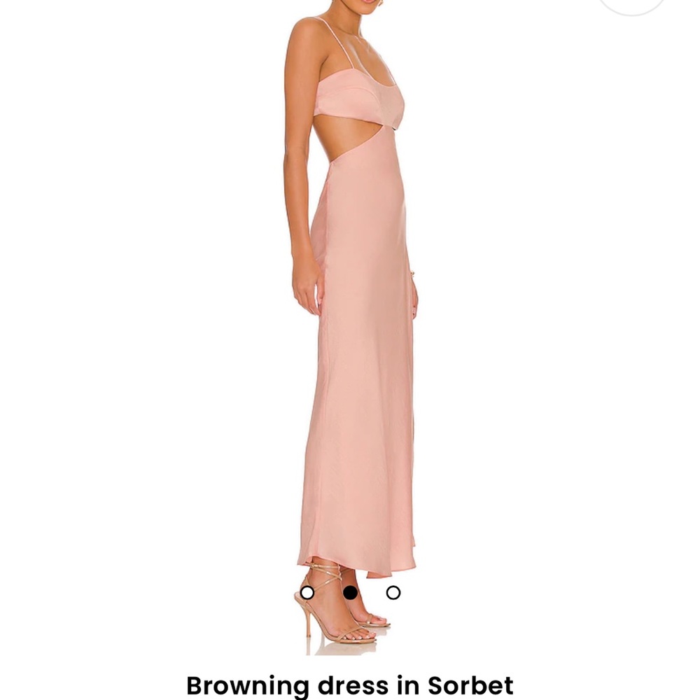 Revolve browning dress in sorbet